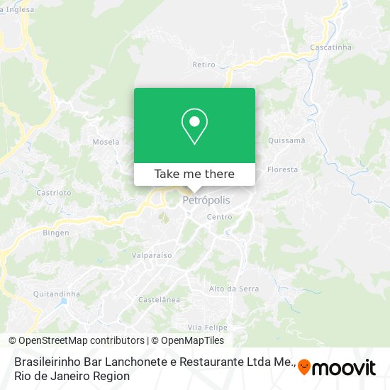 Brasileirinho Bar Lanchonete e Restaurante Ltda Me. map