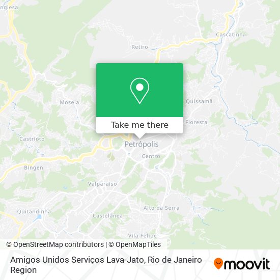 Amigos Unidos Serviços Lava-Jato map