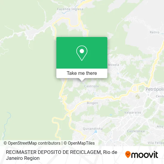 RECIMASTER DEPOSITO DE RECICLAGEM map