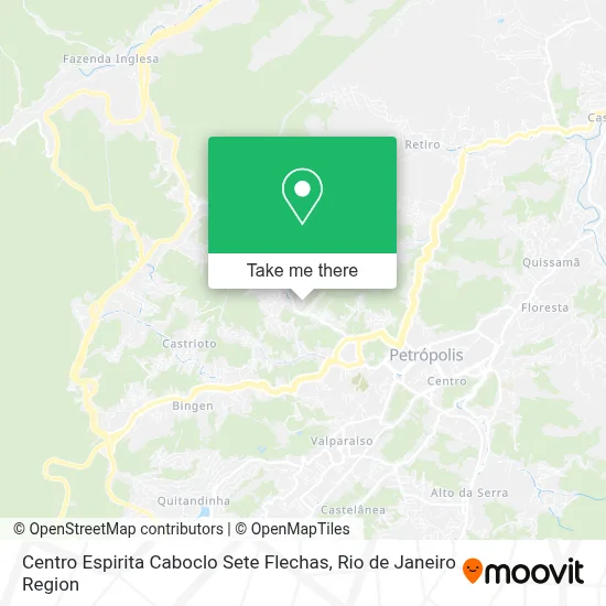 Centro Espirita Caboclo Sete Flechas map