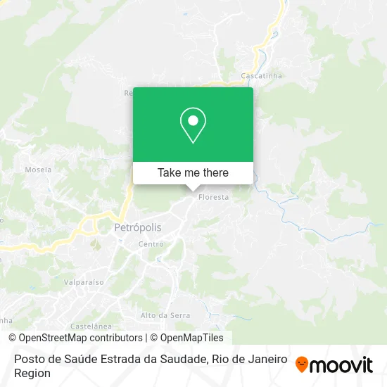 Posto de Saúde Estrada da Saudade map