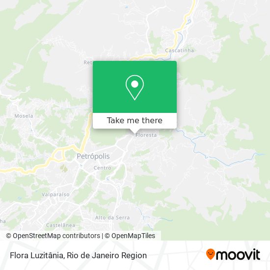 Flora Luzitânia map