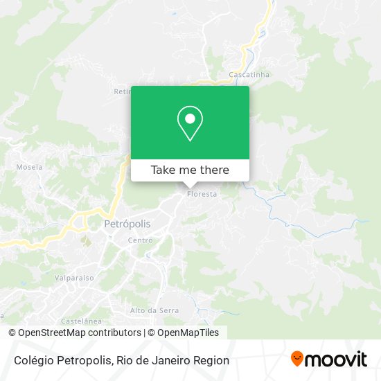 Colégio Petropolis map
