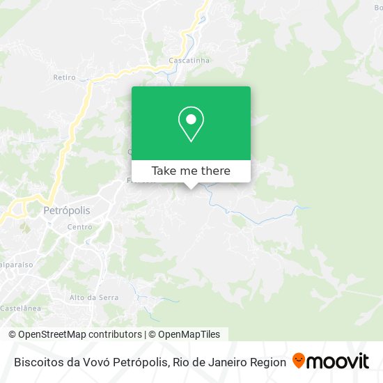 Biscoitos da Vovó Petrópolis map