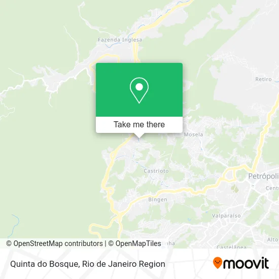 Quinta do Bosque map