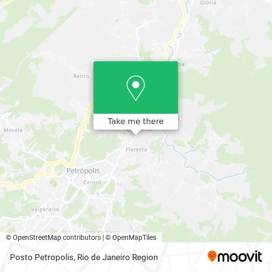 Posto Petropolis map