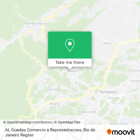 AL Guedes Comercio e Representacoes map