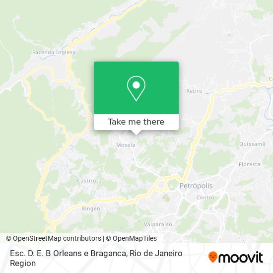 Esc. D. E. B Orleans e Braganca map