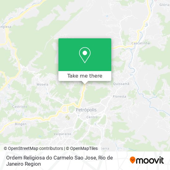Ordem Religiosa do Carmelo Sao Jose map