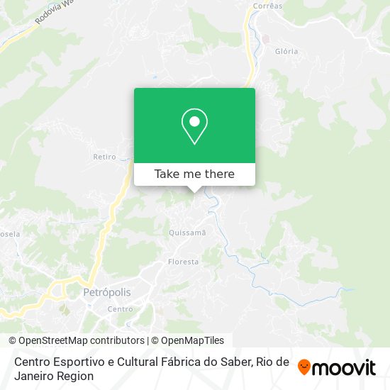 Centro Esportivo e Cultural Fábrica do Saber map
