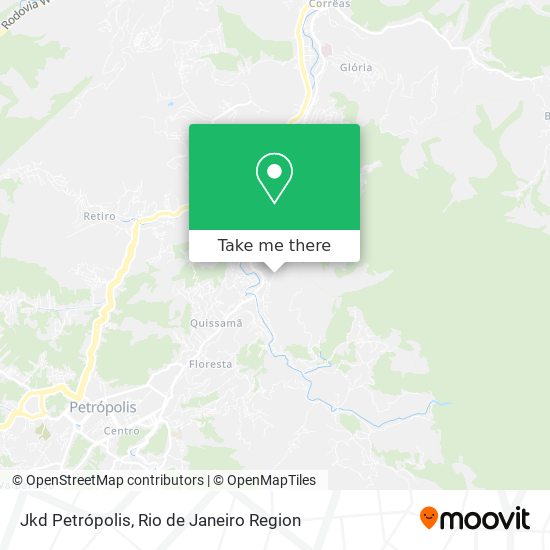 Jkd Petrópolis map