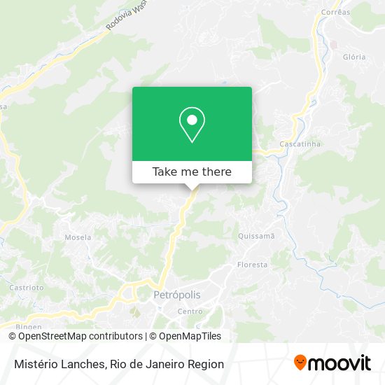 Mistério Lanches map