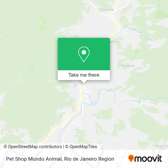 Pet Shop Mundo Animal map