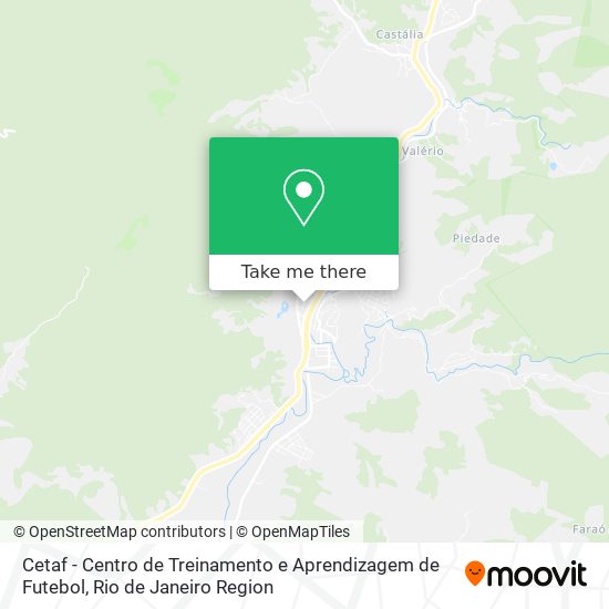Cetaf - Centro de Treinamento e Aprendizagem de Futebol map