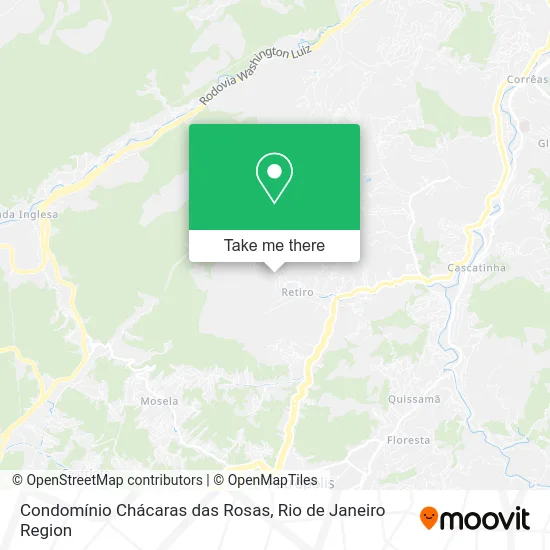 Condomínio Chácaras das Rosas map