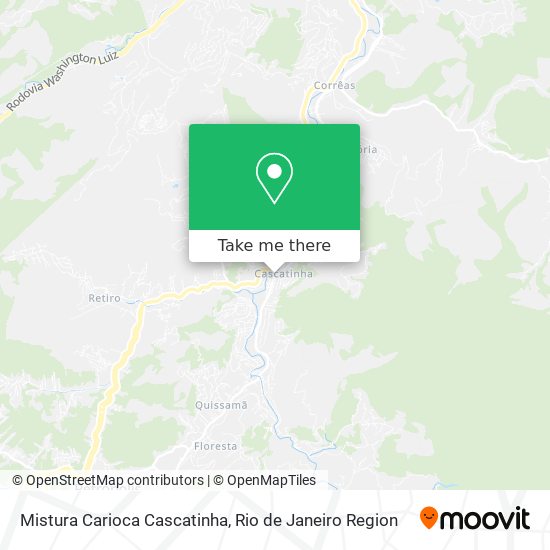 Mistura Carioca Cascatinha map