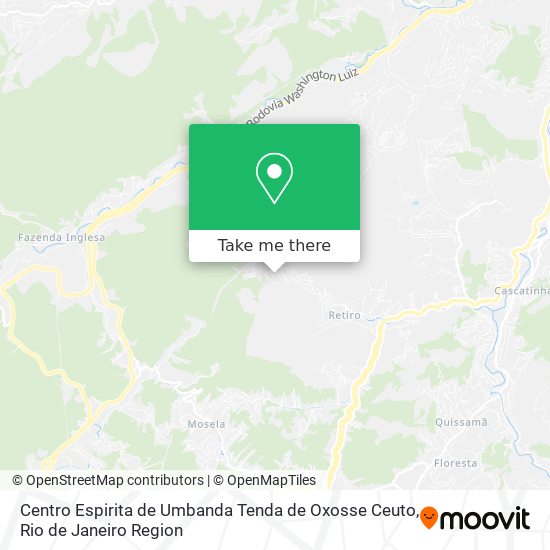 Centro Espirita de Umbanda Tenda de Oxosse Ceuto map