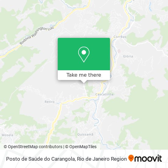 Posto de Saúde do Carangola map