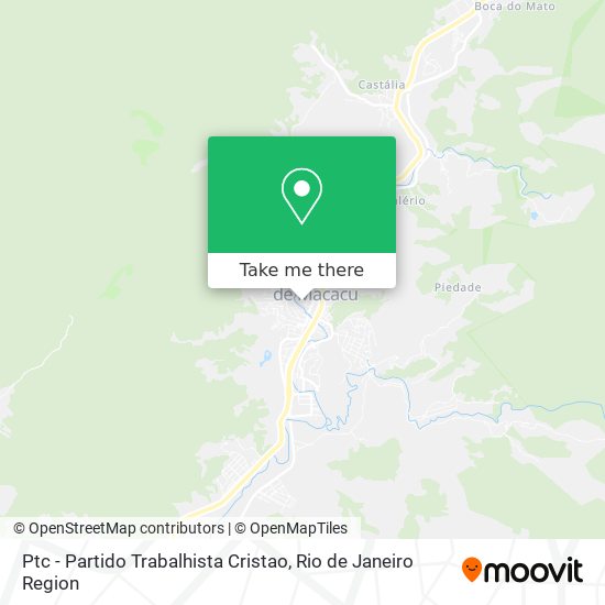 Ptc - Partido Trabalhista Cristao map