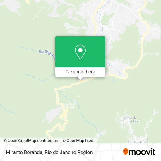 Mirante Boranda map