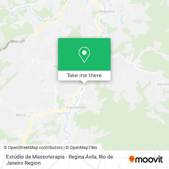 Estúdio de Massoterapia - Regina Ávila map