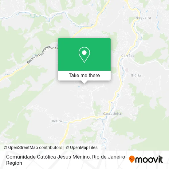 Comunidade Católica Jesus Menino map