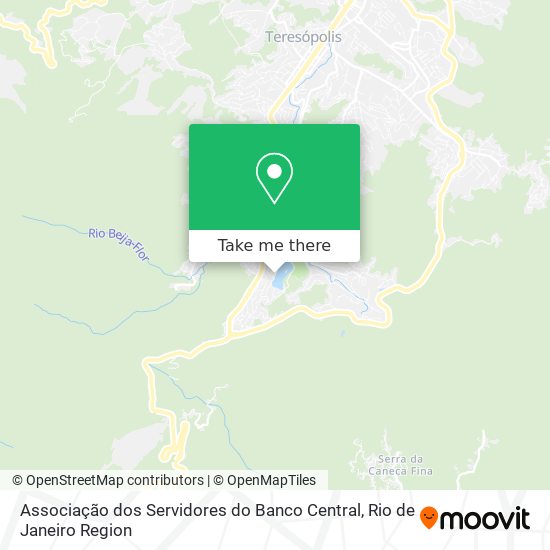 Associação dos Servidores do Banco Central map