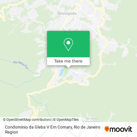 Condomínio da Gleba V Em Comary map