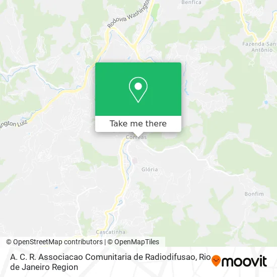 A. C. R. Associacao Comunitaria de Radiodifusao map