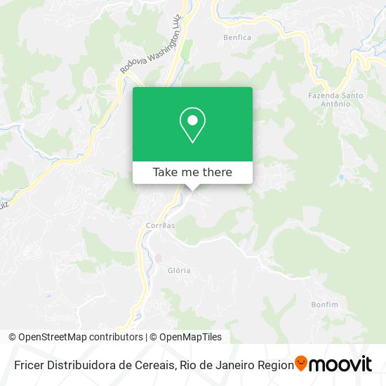 Fricer Distribuidora de Cereais map
