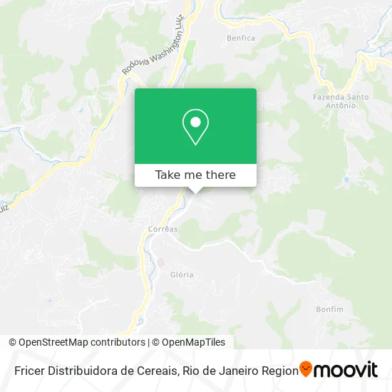 Fricer Distribuidora de Cereais map