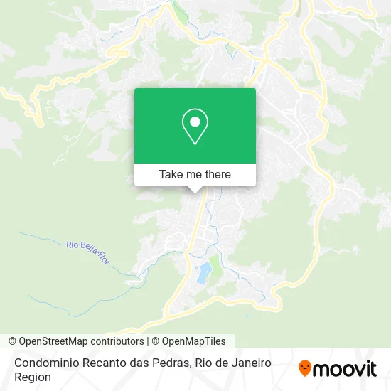 Condominio Recanto das Pedras map