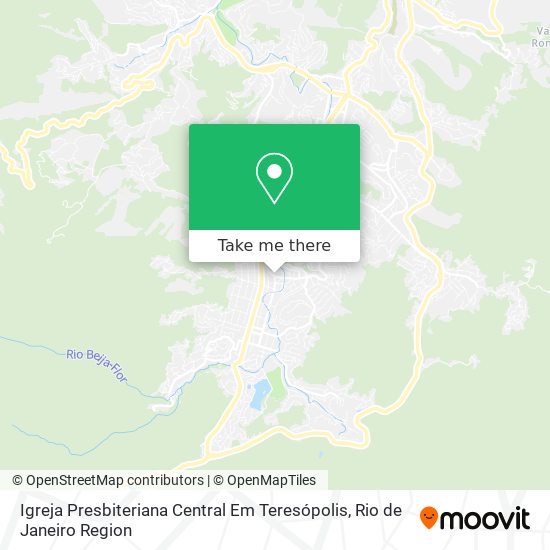 Igreja Presbiteriana Central Em Teresópolis map