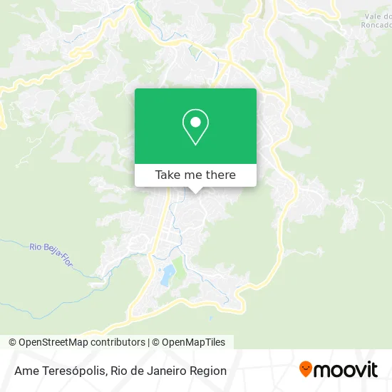 Ame Teresópolis map