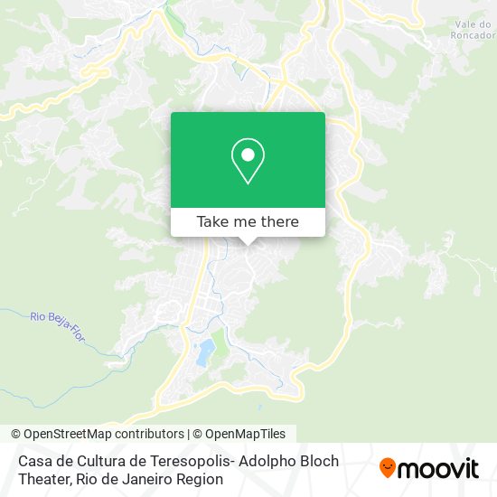 Casa de Cultura de Teresopolis- Adolpho Bloch Theater map