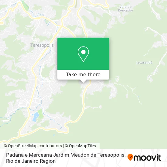 Padaria e Mercearia Jardim Meudon de Teresopolis map
