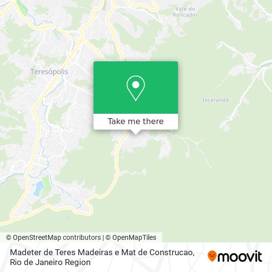 Madeter de Teres Madeiras e Mat de Construcao map