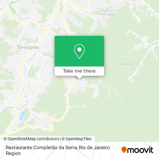 Restaurante Completão da Serra map