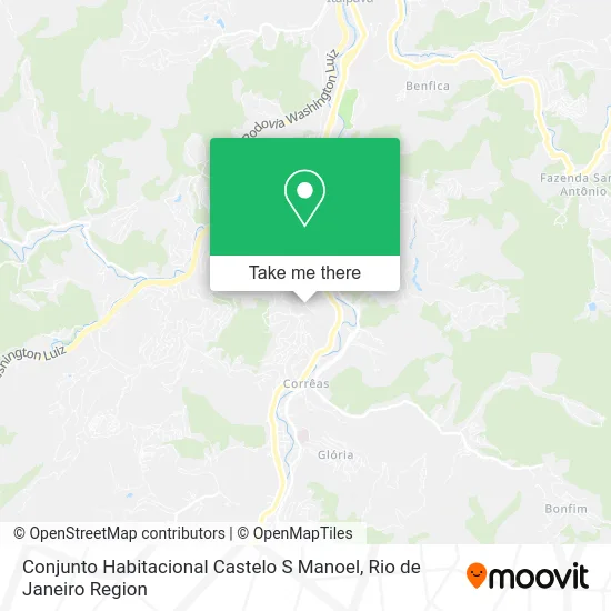 Conjunto Habitacional Castelo S Manoel map