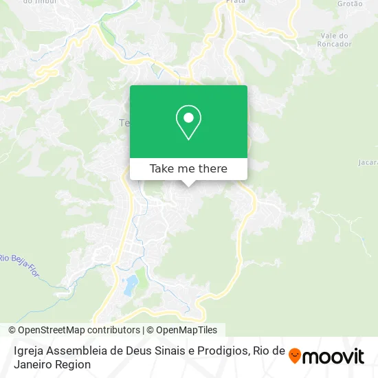 Igreja Assembleia de Deus Sinais e Prodigios map