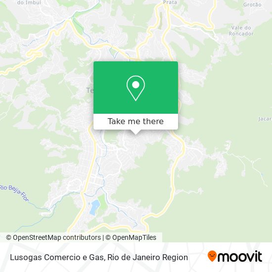 Lusogas Comercio e Gas map