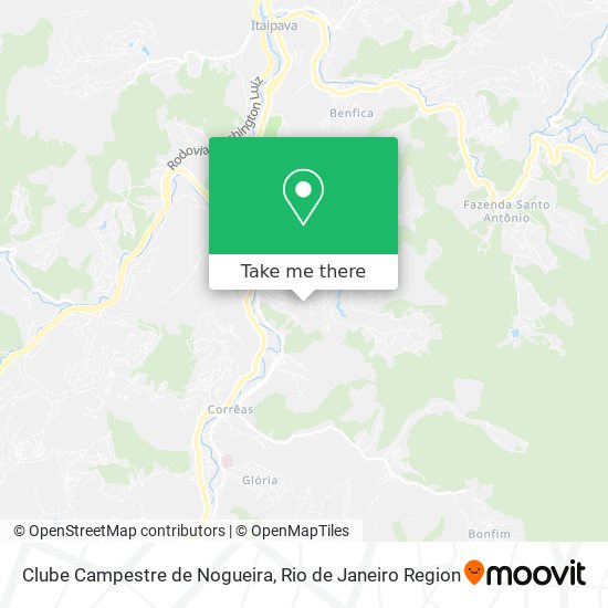 Clube Campestre de Nogueira map