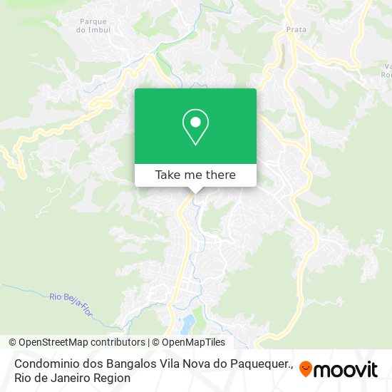 Condominio dos Bangalos Vila Nova do Paquequer. map
