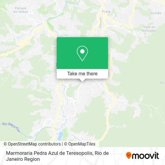 Marmoraria Pedra Azul de Teresopolis map
