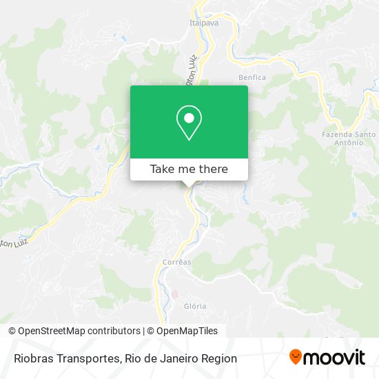 Riobras Transportes map