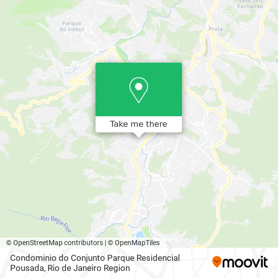 Condominio do Conjunto Parque Residencial Pousada map