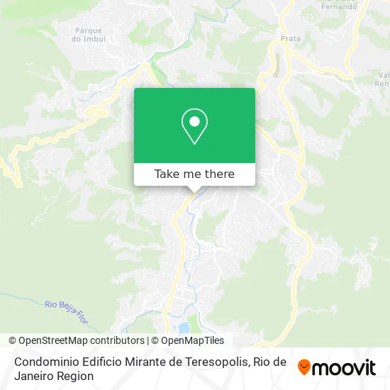 Condominio Edificio Mirante de Teresopolis map