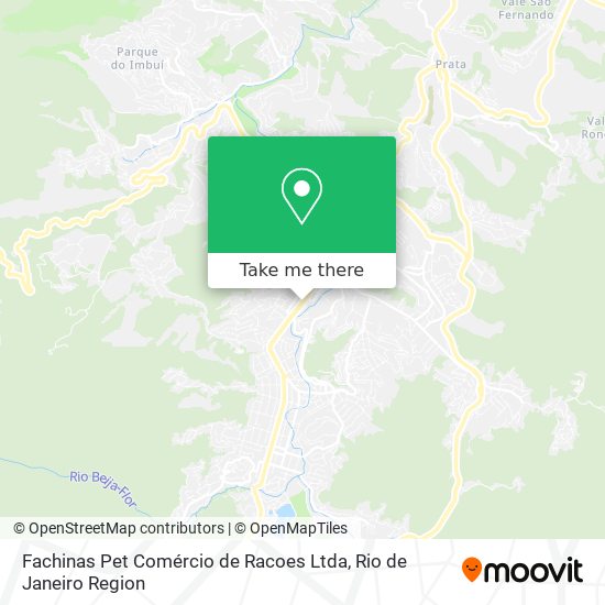 Fachinas Pet Comércio de Racoes Ltda map