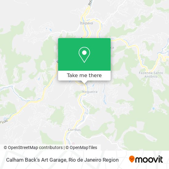 Calham Back's Art Garage map