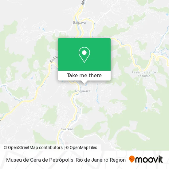 Museu de Cera de Petrópolis map